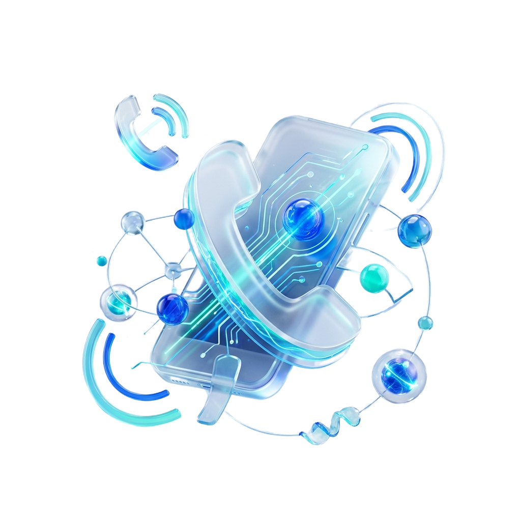 3D phone and outreach data illustration